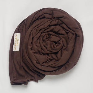MAXI JERSEY HIJAB - BROWN