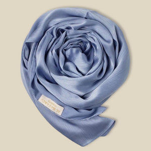 LUXURY SATIN CREPE HIJAB - CRYSTAL