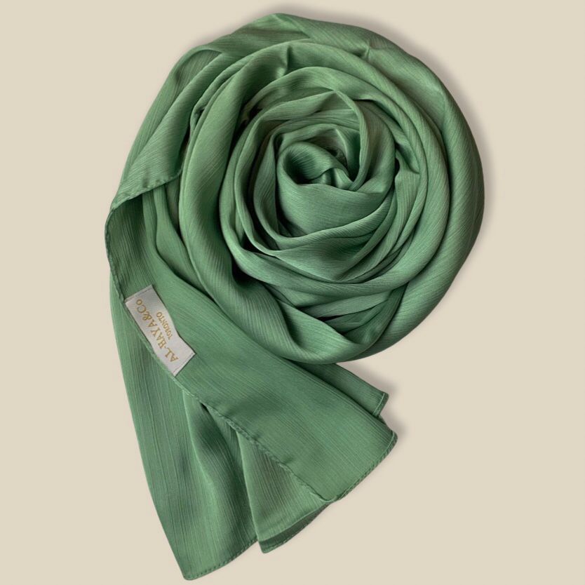 LUXURY SATIN HIJAB - PISTACHIO